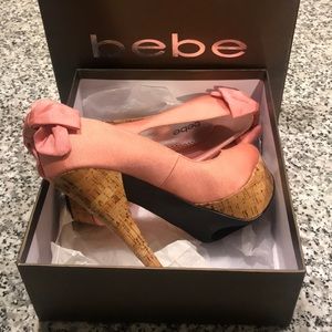 Bebe Shoes. Pink + bow = perfect!